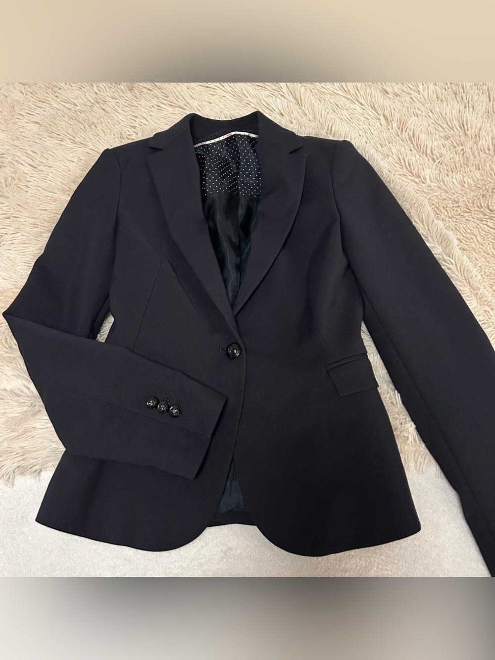 Zara navy blue blazer XXS/XS